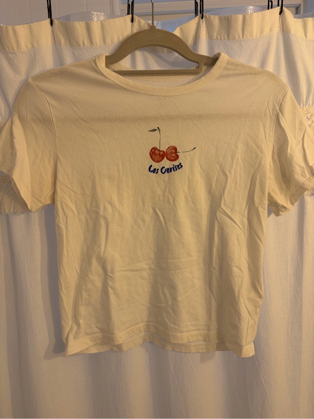 Abercrombie & Fitch Cream Skimming Tee - A&F